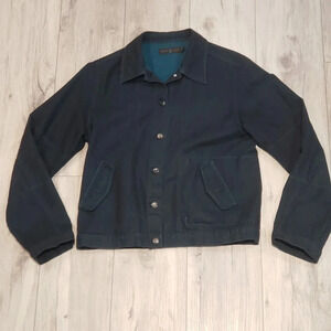 Sandwhich Casuals Womans Teal/Blue Blazer/Jean Jean Jacket  Size M 38/40